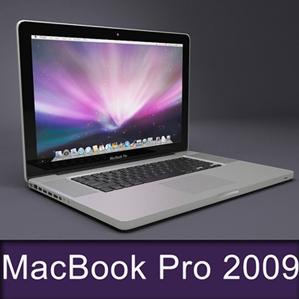17 inch macbook pro 3d model - Macbook Pro 17 inch 2009... by ditodito designs